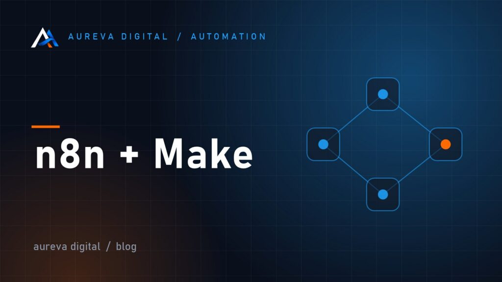 Automatisations n8n et Make pour une petite entreprise