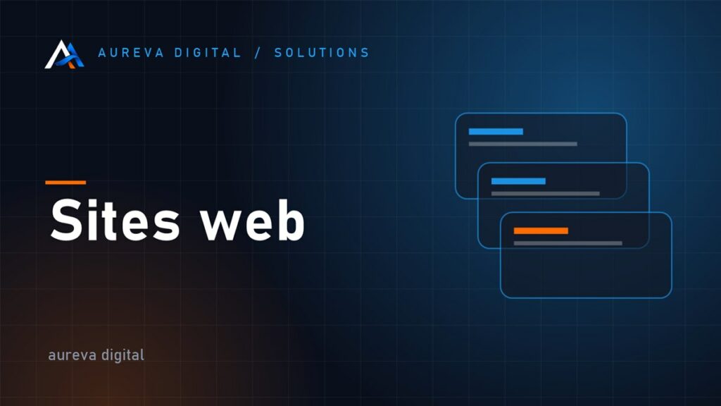 Sites web vitrines par Aureva Digital
